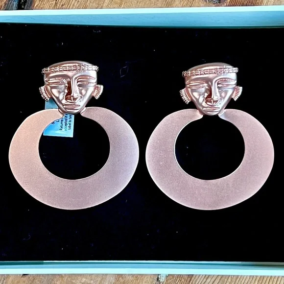 🌺🎉HP🎉🌺 NWT Johanna Ortiz La Foret Rose Gold Earrings - Picture 8 of 16